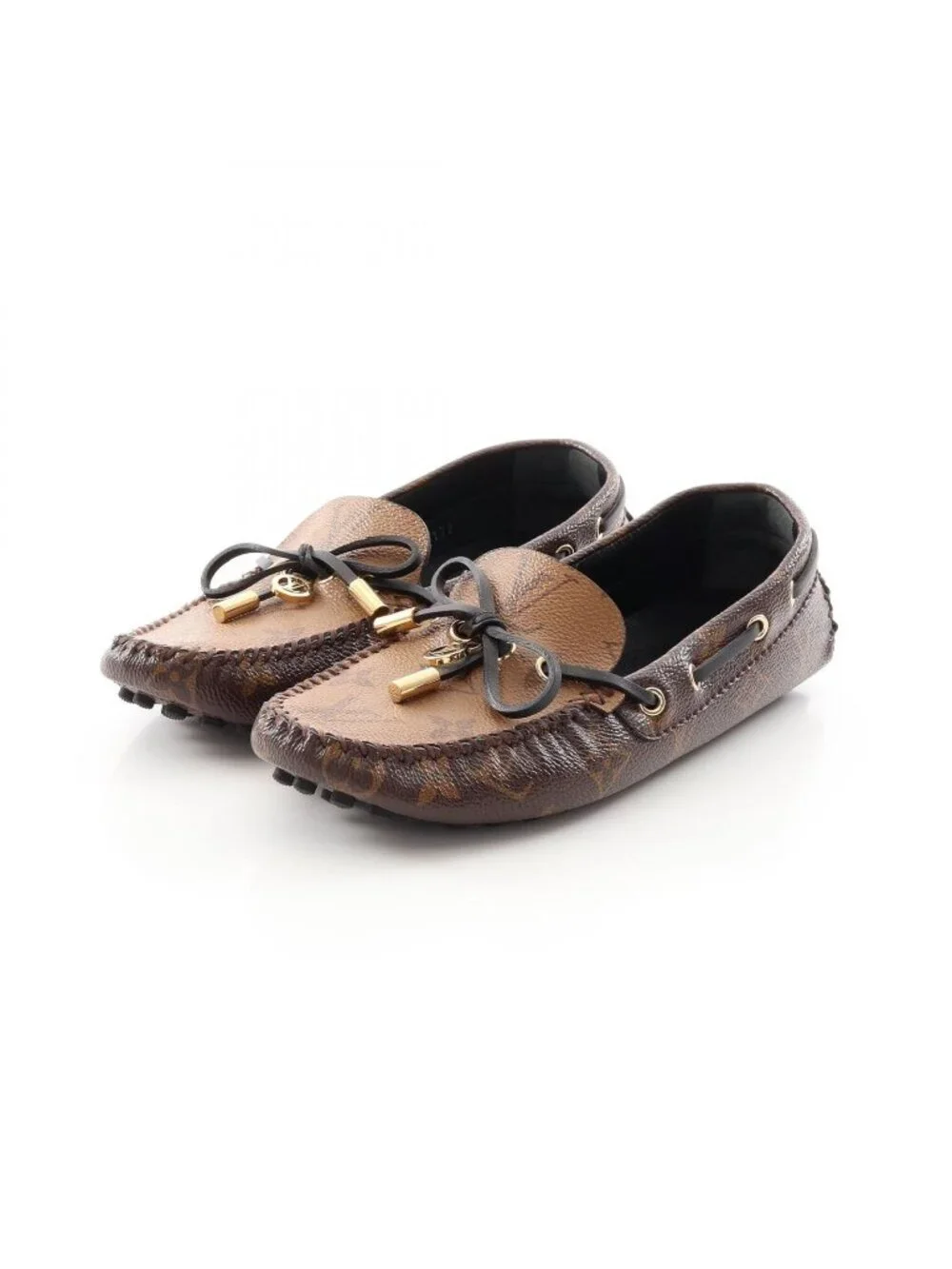 Louis Vuitton Shoes Gloria Line Monogram Reverse Canvas Driving